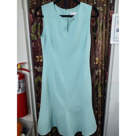 Oscar De La Renta Wool Blend Shift Dress Size 2 New With Tags $1999 - Picture 4 of 14